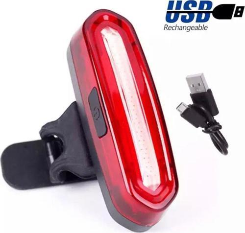 Bisiklet Polis Çakar USB şarjlı Led Kırmızı Mavi Xbyc 6017-4
