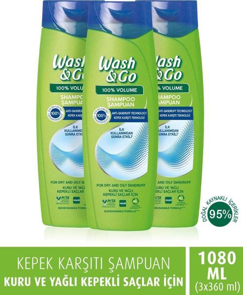 Kepek Karşıtı Şampuan 360 Ml X3 Adet