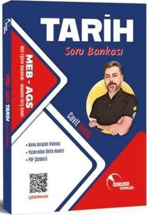 2025 MEB AGS Tarih Soru Bankası Çözümlü Cavit Ardıç Doktrin Yayınları