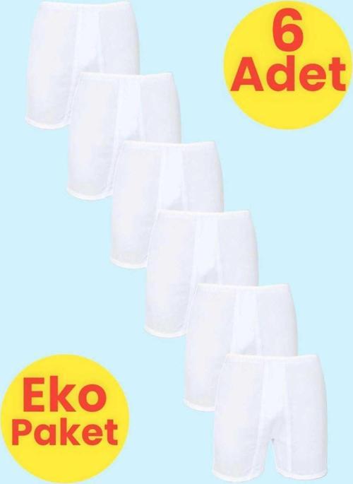 Erkek Rahat Kesim 6'Lı Paçalı Pamuklu Külot
