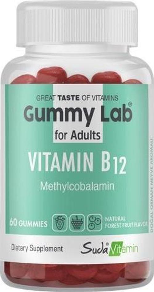 Suda Vitamin Gummylab Vıtamın B12 For Adults Or.meyv. 60 Gummies