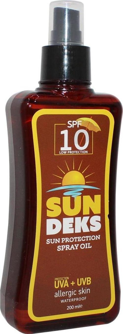Sundeks Spf 10 Güneş Koruyucu Yağ 200 Ml