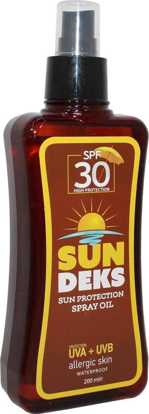 Sundeks Spf 30 Güneş Koruyucu Yağ 200 Ml