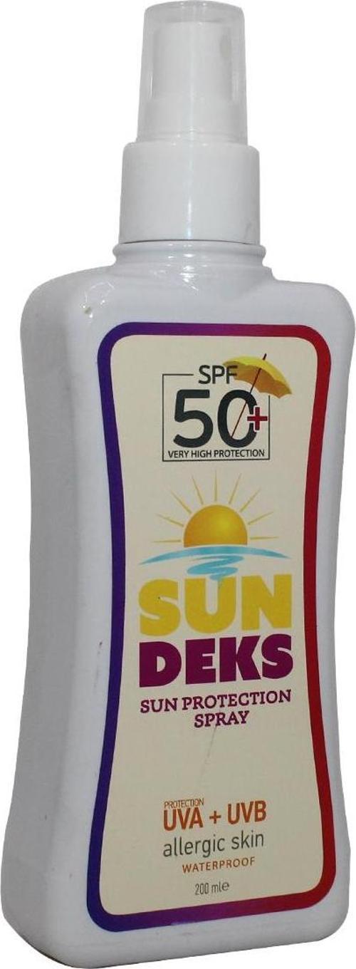 Sundeks Spf 50+ Güneş Koruyucu Süt 200 Ml