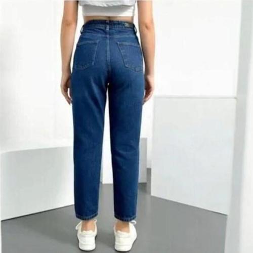 Slim Fit Mom Jeans Kot Pantolon