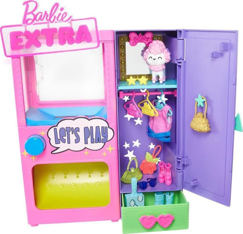 Hfg75 Barbie Extra Kıyafet Otomatı Oyun Seti