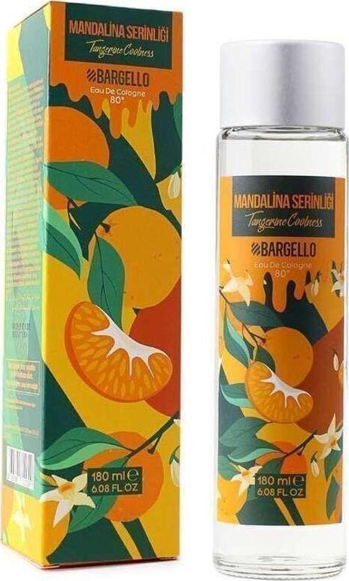 Mandalina Serinliği 180 ml Cam Dökme Kapak Kolonya Edc