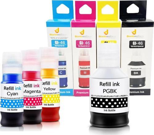 Canon GI-46/Canon Maxify GX5040 Muadil Mürekkep Seti Avantaj Paket