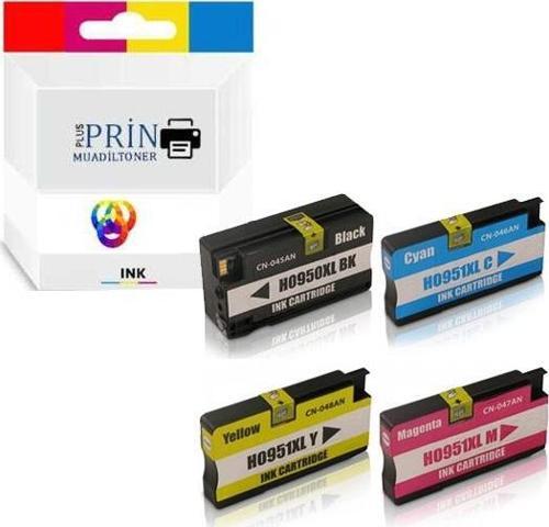 HP 950XL 951XL Muadil Kartuş Set/HP OfficeJet Pro 8600 Premium e-All-in-One Uyumlu