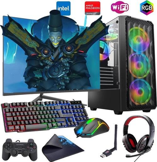 i5 14400F 16GB DDR4 1TB m2 8GB RX580 24" Monitörlü Oyun Bilgisayarı (Gaming SET)