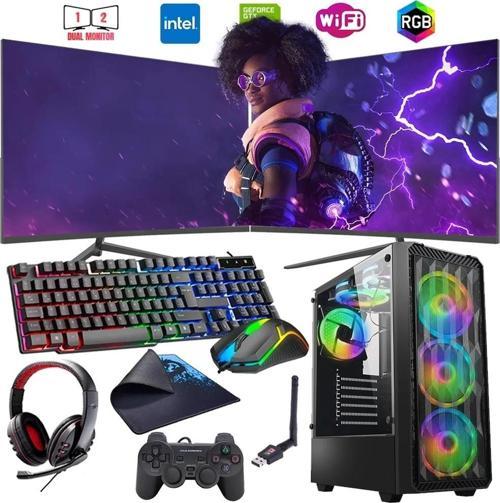 İ7 12700F 16GB DDR4 1TB m2 4GB GTX1650 Çift 24" Monitörlü (Gaming SET)