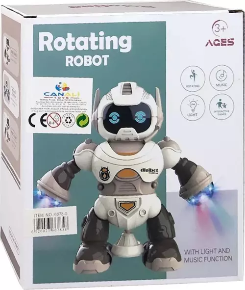 Oyuncak Pilli Dans Eden Robot 6678-5