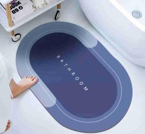 Süper Su Emici Kaymaz Tabanlı Banyo Paspası 40 x 60 Cm