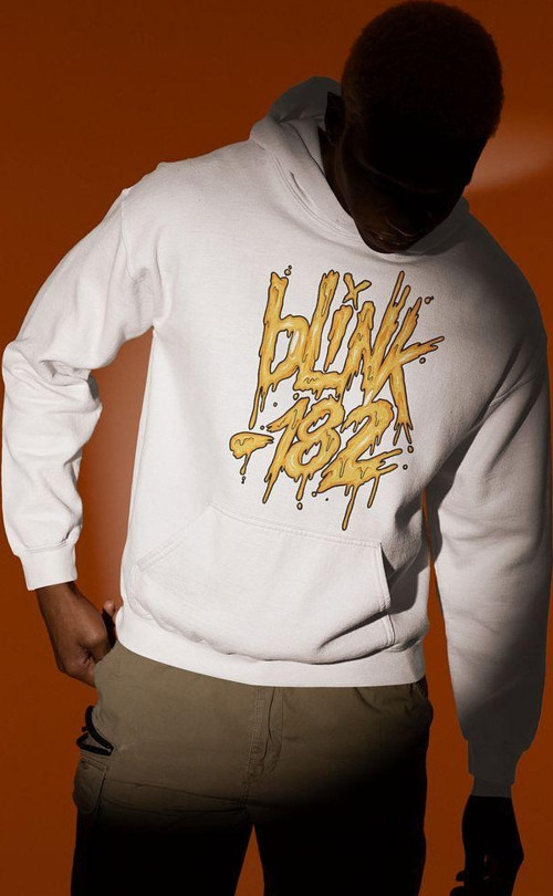 Özel Tasarım Blink-182 Yazılı Unisex Oversize Hoodie