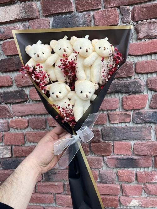 6 Adet Ayıcık Buketi