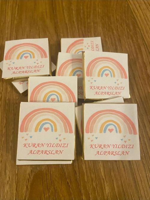 25 Adet Yenidoğan Hoşgeldin Doğum Çikolatası