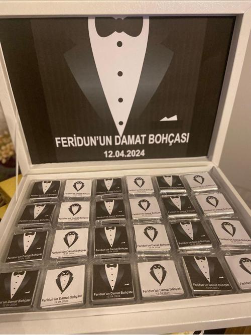Damat Bohçası Çikolatası 48 Adet Çikolata