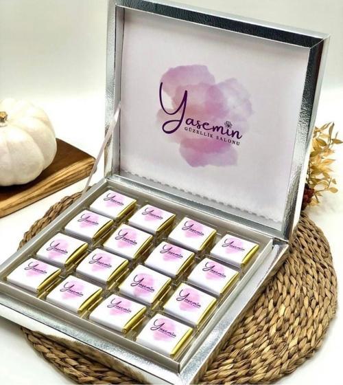 Şirket Açılışına Özel Firma Ismine Özel Çikolata Kutusu