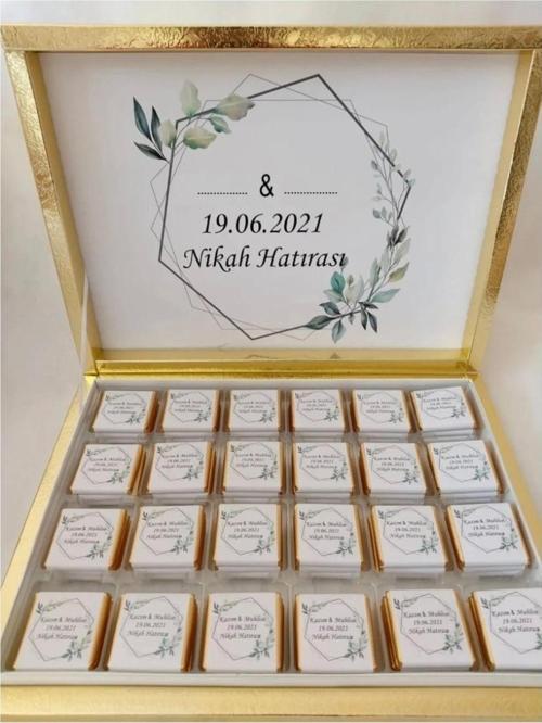 Nikah Nişan Söz Düğün Hediyesi Hatırası Çikolata