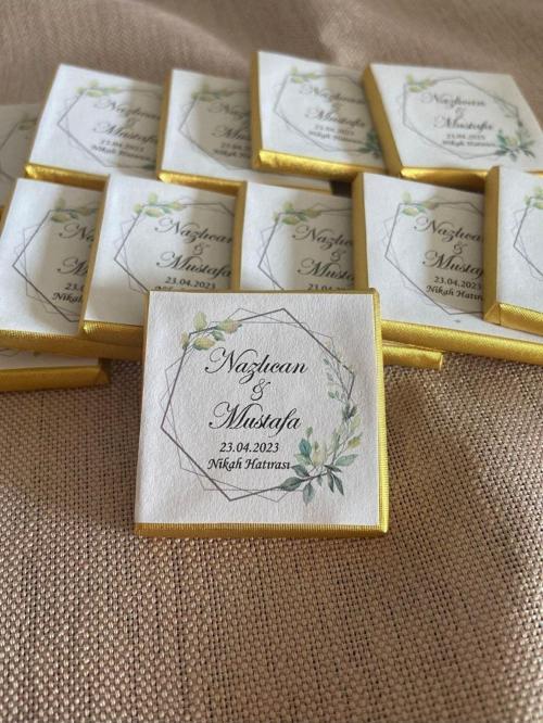 Düğün Nikah Nişan Söz Isteme Hediyelik Madlen Çikolata
