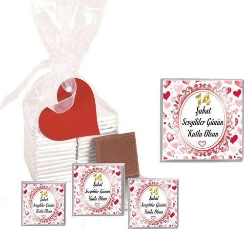 Sevgililer Günü Madlen Çikolata 10 Lu Paket 1 Paket Tasarım Paket Gelecek