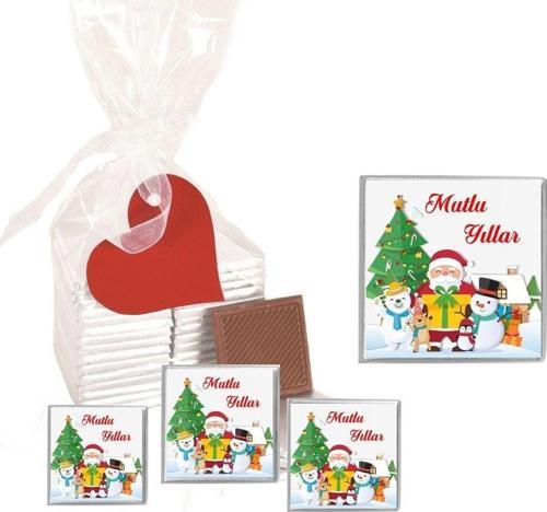 Yılbaşı Madlen Çikolata 10'Lu Paket Olarak Gelecek Model-4