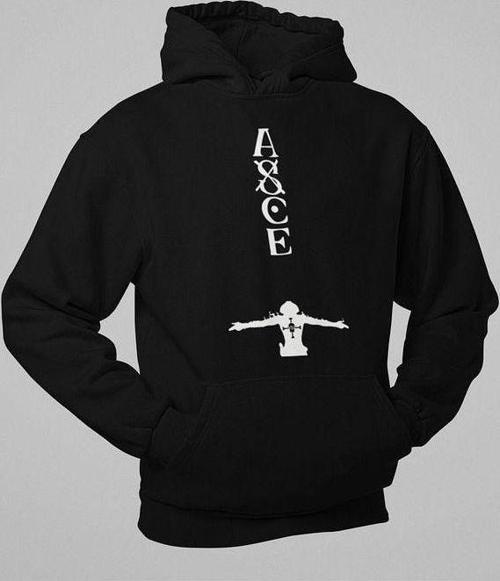 Asce Baskılı Unisex Oversize Anime Hoodie