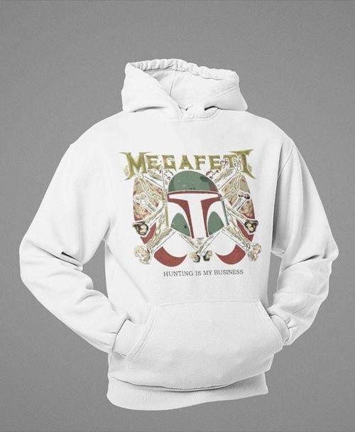 Megadeth Rock Metal Baskılı Unisex Oversize Hunting Is My Business Hoodie