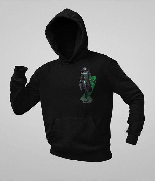 Valorantt Viper Smoke Karakter Baskılı Unisex Oversize Hoodie
