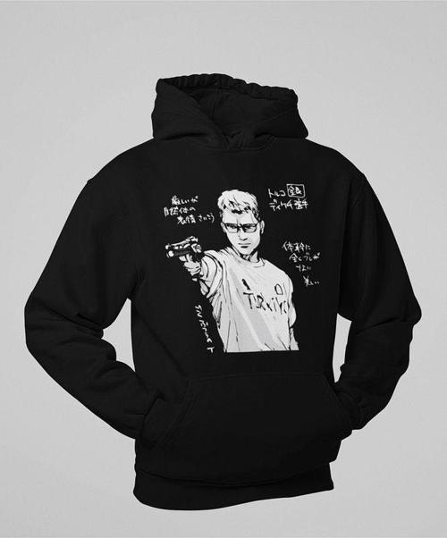 Yusuf Dikeç Baskılı Unisex Oversize Hoodie