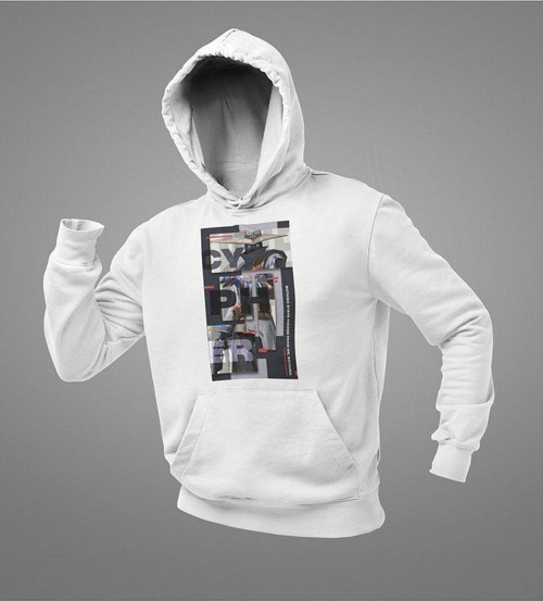 Cyper Valorrantt Karakteri Baskılı Unisex Oversize Hoodie