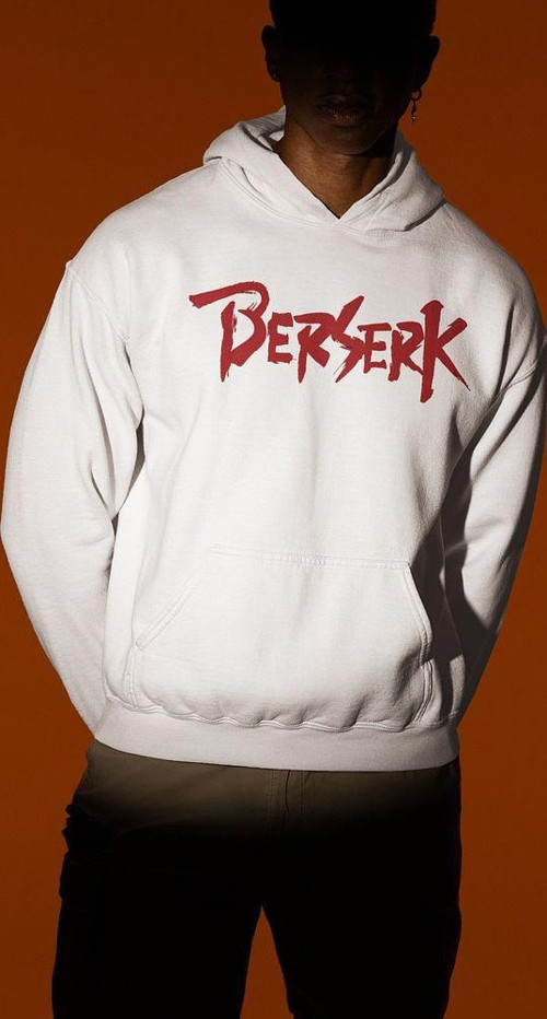 Anime Serisi Berserk Yazılı Unisex Oversize Hoodie