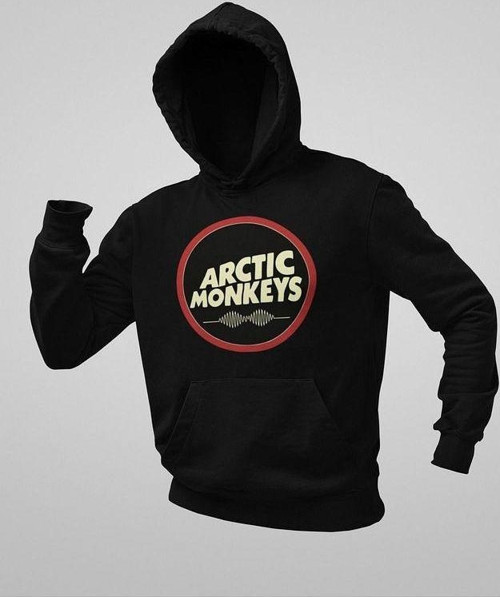 Arctic Monkeys Müzik Grubu Baskılı Unisex Oversize Hoodie