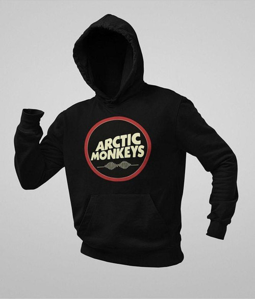 Arctic Monkeys Müzik Grubu Baskılı Unisex Oversize Hoodie