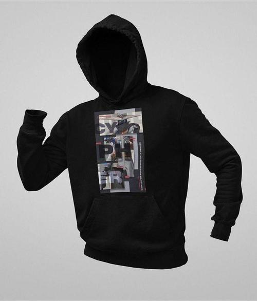 Cyper Valorrantt Karakteri Baskılı Unisex Oversize Hoodie