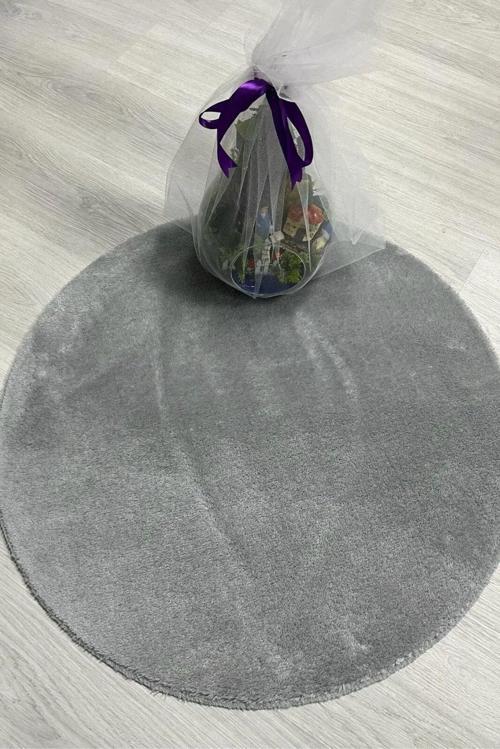 Yuvarlak Yumuşak Tüylü Peluş Çocuk Odası Salon Koridor Mutfak Banyo Yolluk Halısı