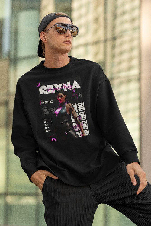 Reeyna Duelist Baskılı Unisex Oversize Vallorant Sweatshirt