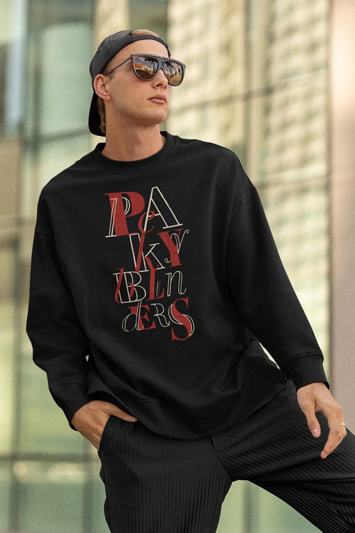 Peaky Blinders Baskılı Unisex Oversize Dizi Sweatshirt