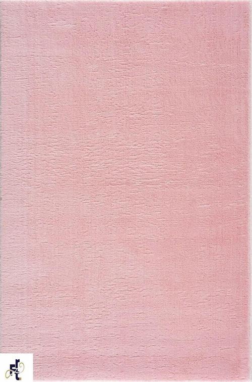 Pembe Peluş Post Kaymaz Taban Halı