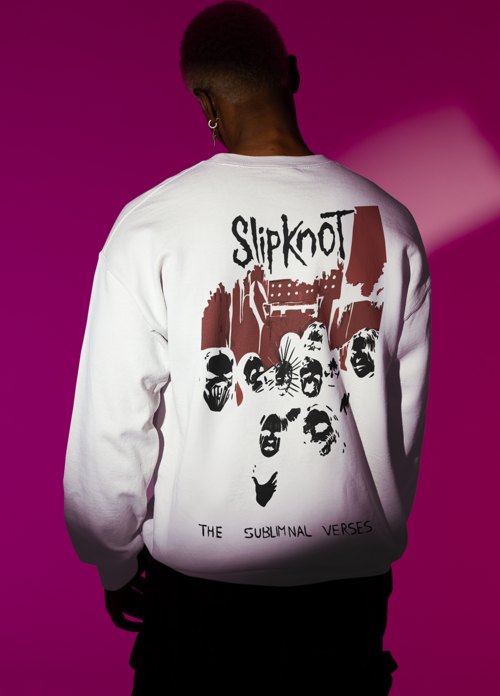 Slipknot Baskılı Unisex Oversize Rock Metal Müzik Grubu Sweatshirt