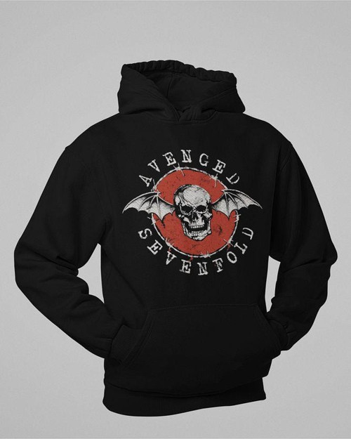 Avenged Sevenfold Baskılı Unisex Oversize Rock Metal Hoodie