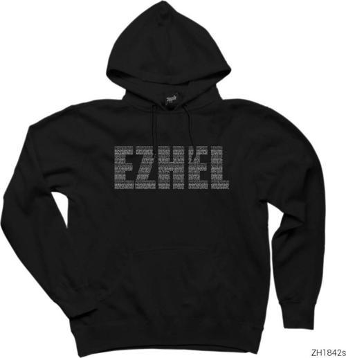 Ezhel Geceler Siyah Kapşonlu Sweatshirt Hoodie