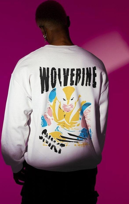 Wolverine Baskılı Unisex Oversize Dc Film Karakter Sweatshirt