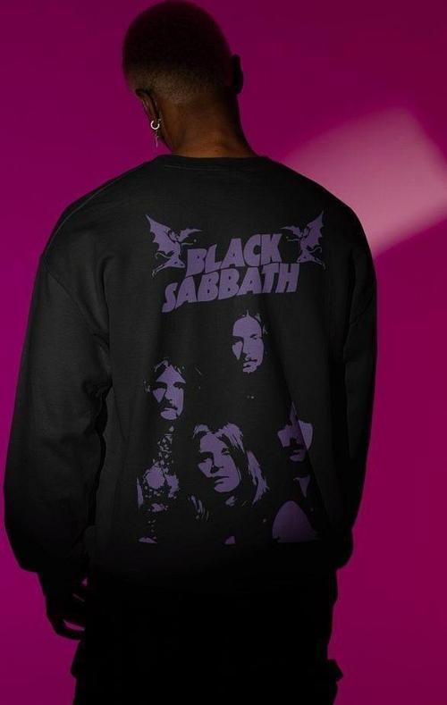 Black Sabbath Müzik Grubu Baskılı Unisex Oversize Sweatshirt