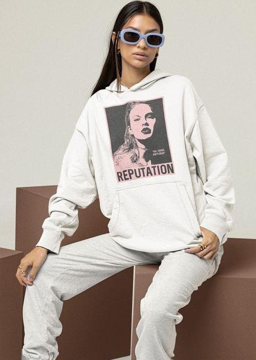 Oh Cause She Is Dead Yazılı Unisex Oversize Taylor Swift Hoodie