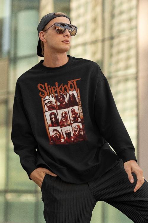 Slipknot Baskılı Unisex Oversize Rock Metal Sweatshirt