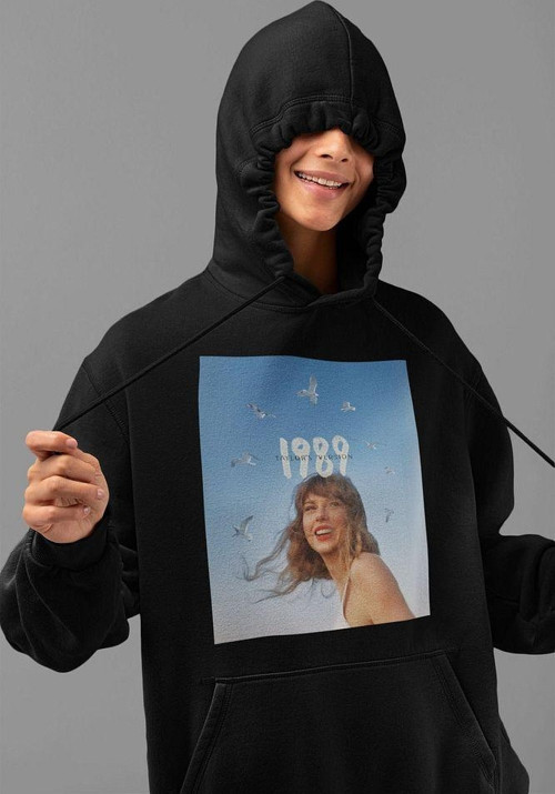 1989 Taylor Swift Baskılı Unisex Oversize Şarkıcı Hoodie