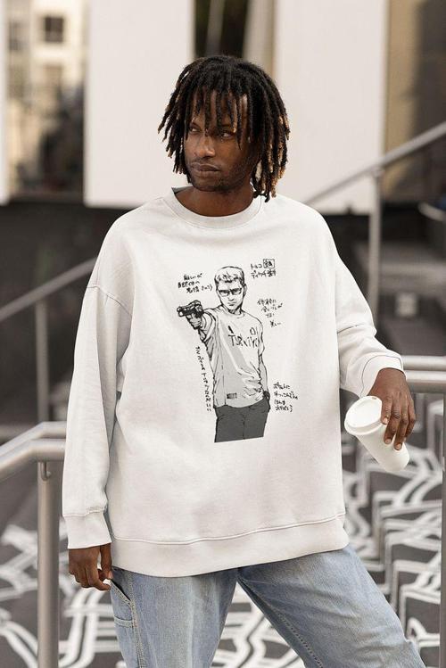 Tasarım Yusuf Dikeç Baskılı Unisex Oversize Olimpiyat Sporcusu Sweatshirt