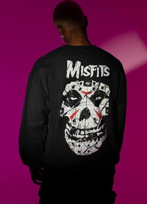 Müzik Grubu Baskılı Unisex Oversize Misfits Sweatshirt