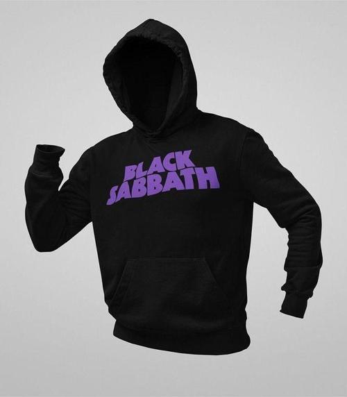 Black Sabbath Yazılı Unisex Oversize Hoodie
